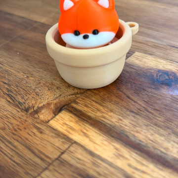Fox Clicker keychain